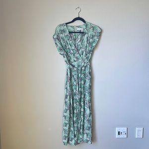 Printed Short Sleeve Dress